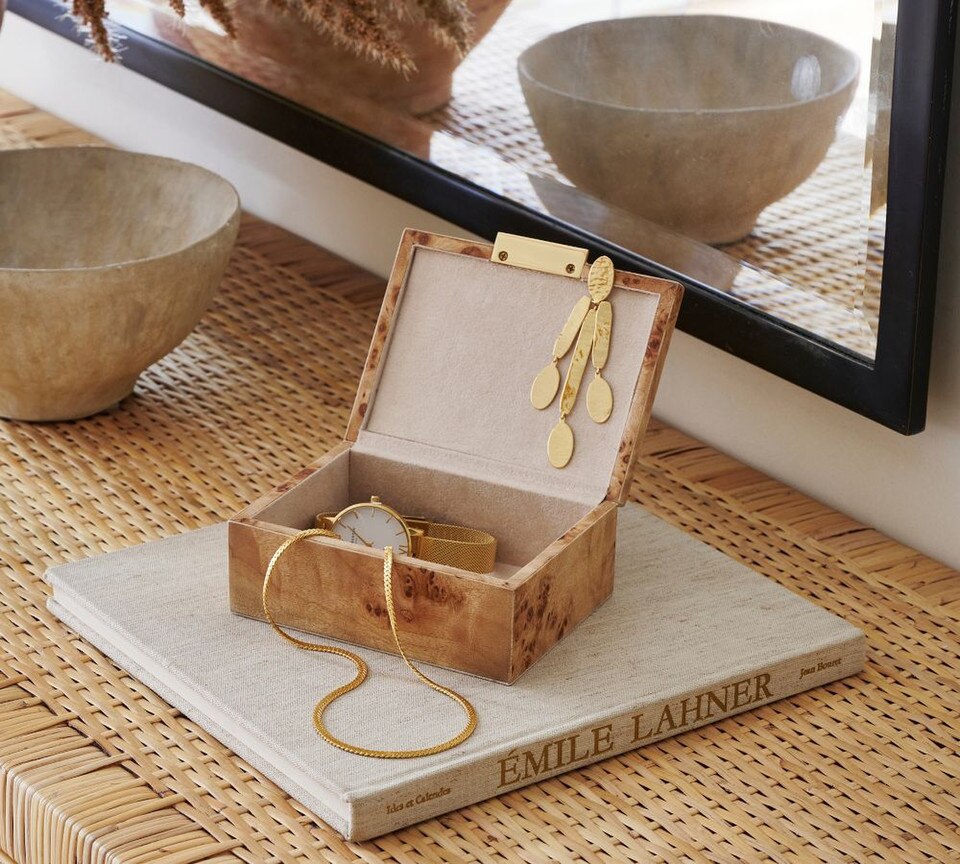 Burlwood Jewellery Box Pottery Barn Australia